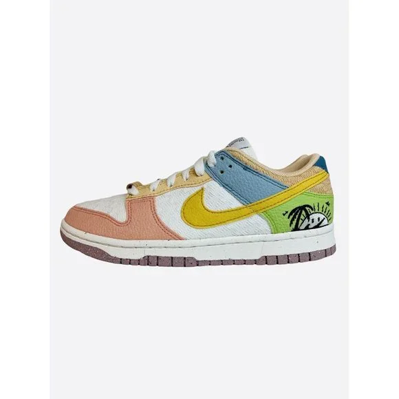 Nike Women's Dunk Low SE Sun Club Multicolor DQ0265-100 Sneaker Shoes Size 7 - Picture 6 of 12